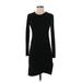 Fifteen Twenty Casual Dress - Sheath: Black Solid Dresses - Women's Size Small