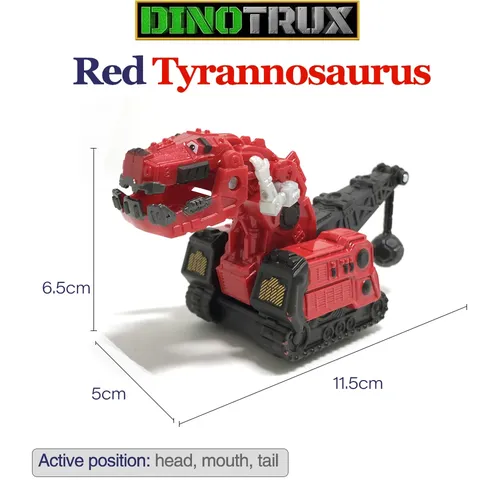 Rux rot Dinosaurier LKW abnehmbare Dinosaurier Spielzeug Kinder geschenke Spielzeug Dinosaurier Modelle Auto für Dinotrux Mini Modelle neue 1:64 Kunststoff
