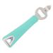 Martha Stewart Drexler 7.6 Inch Stainless Steel Bottle Opener in Teal