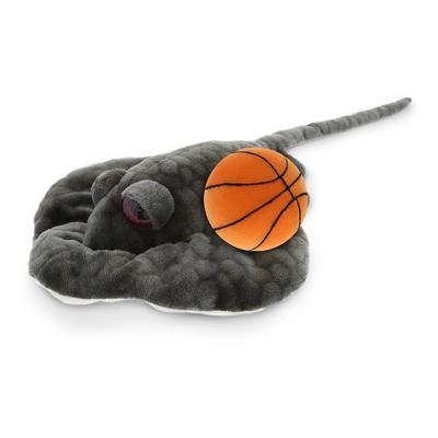 DolliBu Huggable Grey Stingray Stuffed Animal with Basketball Plush - 18.5 inches