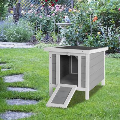 20" Wooden Waterproof Rabbit Hutch Small Animal House Habitat