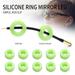 Shpwfbe Kitchen Gadgets Kitchen Storage Anti-Slip Round Comfort Glasses Retainers Anti Slip Glasses Hooks (10 Pairs)