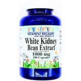 White Kidney Bean Extract Caps Carb Control Blocker Diet Weight Loss 1000mg 180 Capsules