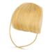 Fankiway Clip in Bangs Fake Bangs Natrual Clip on Bangs Durable Bangs Hair Clip in Bangs French Bangs Fringe with Temples Hairpieces Curved Bangs for Daily Wear