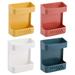 NUOLUX 4Pcs Wall-Mounted Boxes Creative Storage Boxes Multi-functional Wall Holders