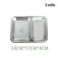 FANJIE School Mess Hall Stainless Steel Divider Plate Lunch Container