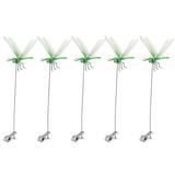 Festive Christmas Decorations! JIASEN Fake Dragonflies Clip 3D Dragonflies Garden Decorative Clips Dragonflies Garden Ornaments Patio Decoration Dragonflies Stakes with Sticks and Clip