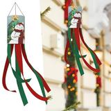 Shpwfbe Christmas Tree Decorations Hanging Christmas Decorations Christmas Wind Tunnel Flag Yard Garden Outdoor Decoration Wind Bell Wind Bag Hanging Flag Hanging Piece Christmas Ornaments