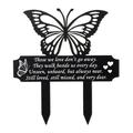 Stiwee 2024 Garden Plug-in Garden Decoration Memorial Acrylic Grave Markers Cemetery Garden Stake Memorial Plaque Garden Grave Decoration For Cemetery Outdoors Yard Garden