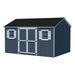 Little Cottage Co. 12 ft. x 14 ft. Value Workshop Wood Storage Shed Precut Kit with Functional Windows