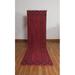 Casavani Hand Block Printed Red Cotton Hallway Stair Runner Area Rug Indoor Outdoor Rug 2.6x8 feet