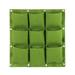 Holloyiver 9PCS Pockets Hanging Planter Bags Hanging Vertical Wall Mounted Plant Planting Grow Bags Herb Garden Planter Outdoor Indoor Growing Bag Gardening Vertical Greening Flower Container
