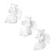 3Pcs Nordic Style Angel Statue Decorative Retro Angel Sculpture Desktop Layout Sculpture