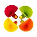 JWDX Kitchen Kitchen Tools Clearance 4Pcs Seasoning Assorted Clip Kitchen Bowl Tomato Sugar Dishes Dip Kitchen Dining & Bar Multicolor