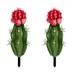 2 Pieces Decorative Garden Inserts Plant Yard Ornament Front Yard Decor Decorative Yard Stake Ground Inserted Decor