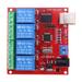 4 Channel PC Intelligent Controller Relay Board DC 12V for Smart Home (4S 12V)