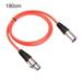 ruhuadgb Audio Cable Durable High Performance Three Colors Optional XLR Male to Female Audio Wire for Microphone