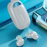Wireless Music Bluetooth Headphones LED Display Power Mini Flip Cover Design-border Dual In-ear Bluetooth Headset Bluetooth Headphones Earbuds Clearance Items