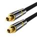 ruhuadgb Fiber Optic Audio Cable Digital Optical Fiber Cable SPDIF Cable for Player TV Soundbar Cable