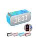 Alarm Clock for Bedroom/Office Digital Clock with Bluetooth Speaker Small Alarm Clock for Heavy Sleepers Adults/Teens with Dual Alarms Mirror LED Display Hands-Free Calling