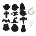 Halloween Scratch Paper 12Pcs Halloween Scratch Paper Kids Scratch Craft Art Paper Children Toys