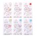 HEMOTON 6 sheets Kids Sticker DIY Acrylic Resin Flower Rhinestone Sticker Car Crystal Drill Stickers Children Gift Decor (Random Color and Pattern)