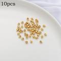 BTOER 10PCS 14K/18K Gold Plated Brass Clip High Quality Jewelry Making Supplies 18K Gold plated