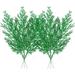 Nvzi Christmas Glitter Stems 24pcs Artificial Pine Tree Picks for Christmas Tree Ornaments fillers DIY Xmas Wreath Crafts Garland Holiday Party Wedding and Home Decoration (Green)