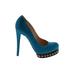 Nicholas Kirkwood Heels: Blue Shoes - Women's Size 38.5