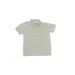 Crewcuts Short Sleeve Polo Shirt: Ivory Print Tops - Kids Girl's Size 8