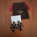 Kate Spade Jewelry | Kate Spade Dangle Earrings | Color: Black/Gold | Size: Os