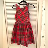Polo By Ralph Lauren Dresses | Big Girls Plaid Fit And Flare Dress | Color: Green/Red | Size: 14g