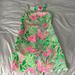 Lilly Pulitzer Dresses | Lily Pulitzer Girl's Sophelia Halter Shift Dress | Color: Green/Pink | Size: 12g