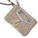 Coach Bags | Coach Champagne Gold Signature Canvas Leather Zipper Wristlet Card Case Wallet | Color: Gold | Size: Os