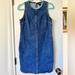 J. Crew Dresses | J Crew Denim Dress- Reimagined Sleeveless Sheath Size 0 | Color: Blue | Size: 0