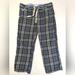 American Eagle Outfitters Pants | American Eagle Outfitters Aeo Casual Lounge Sleep Pants, Men L, Pajama Plaid, A7 | Color: Black/Green | Size: L