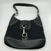 Coach Bags | Coach Signature Black Hobo Shoulder Bag | Color: Black | Size: Os