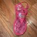 Coach Shoes | Hot Pink Coach Sandals | Color: Pink | Size: 8