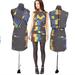 Kate Spade Dresses | Kate Spade Saturday Shift Dress Womens Size 4 Spectrum Black & Rainbow Striped | Color: Blue/Gray | Size: 4