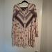 Free People Dresses | Free People Lonflowy Dress - Long Sleeve. Size M. Color: Blush And Maroon | Color: Brown/Pink | Size: M