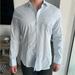 J. Crew Shirts | J. Crew Men’s Crosby 120's 2 Ply Shirt In Blue And White Striped In Size Large | Color: Blue/White | Size: L