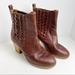 Anthropologie Shoes | Jasper And Jeera Triangle Trails Brown Leather Boot | Color: Brown/Tan | Size: 36eu