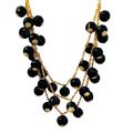 Kate Spade Jewelry | Kate Spade 2009 Holiday Collection Layered Black Vintage Bead Necklace | Color: Black/Gold | Size: Os