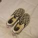 Vans Shoes | Checkered Vans Slip Ons | Color: Black/White | Size: 7