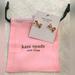 Kate Spade Jewelry | Kate Spade Skinny Mini Bow Studs Earrings Rose Gold W/ Jewelry Bag New W/ Tags | Color: Gold | Size: Os