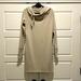 Athleta Other | Athleta Cowl Neck Sweater Dress Tan Cream Size Mt | Color: Cream/Tan | Size: Mt