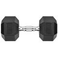 Hex Dumbbell Rubber Encased Hex Dumbbell Exercise & Fitness Hex Dumbbell, Hand Weight For Strength Training / 32.5LB