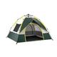 Tents, Waterproof Double Door Outdoor Automatic Tent Hiking Sunshade Awning Tents Outdoor Camping 3-4 Person Instant Up Camping Tent camping tent (Color : Green)