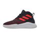 adidas Men's Ownthegame Basketball Shoe, Black/Red/White, 9.5