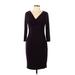 Lauren by Ralph Lauren Casual Dress - Sheath: Purple Dresses - Women's Size 10